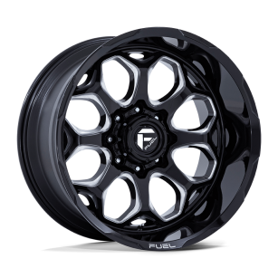 Felga aluminiowa FC862 SCEPTER Gloss Black Milled FUEL