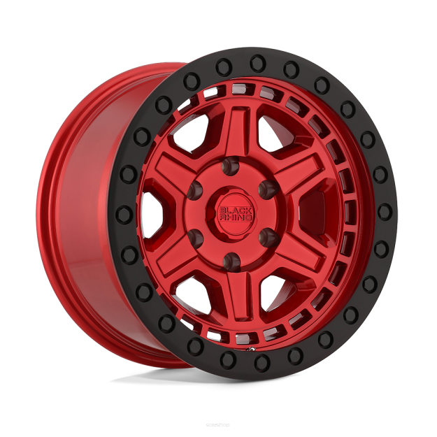 Felga aluminiowa RENO Candy Red W/ Black Ring & Bolts BLACK RHINO