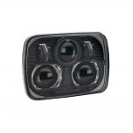 Reflektory LED czarne przód 7x5