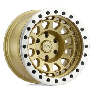 Felga aluminiowa PRIMM BEADLOCK Matte Gold With Machined Ring BLACK RHINO