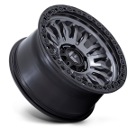 Felga aluminiowa FC857 RINCON Matte Gunmetal W/ M-black Lip FUEL - 2