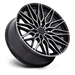 Felga aluminiowa NC278 CALABRIA 6 Gloss Black W/ Machined NICHE ROAD WHEELS - 3