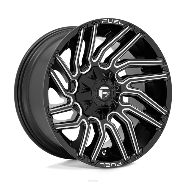 Felga aluminiowa D773 TYPHOON Gloss Black Milled FUEL
