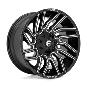 Felga aluminiowa D773 TYPHOON Gloss Black Milled FUEL