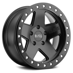 Felga aluminiowa 8,5x17" 6x139,7 ET0 Matte Black Crawler Beadlock Black Rhino - Nissan Patrol Y61