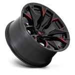 Felga aluminiowa D823 FLAME Gloss Black Milled W/ Candy Red FUEL - 2
