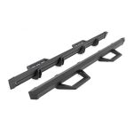 Progi, stopnie boczne regulowane aluminiowe Rough Country SRL2 Crew Cab - 5