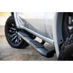 Progi, stopnie boczne czarne Rough Country Oval Nerf Steps Crew Cab - 4