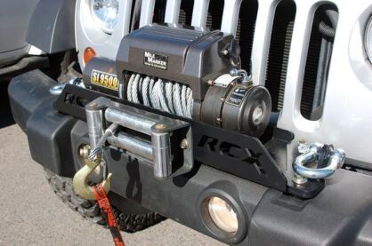Płyta pod wyciągarkę z mocowaniem szekli Rough Country - Jeep Wrangler JK