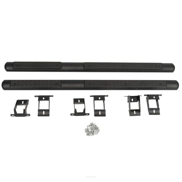 Progi, stopnie boczne czarne