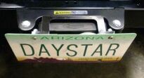 Mocowanie przedniej tablicy rejestracyjnej czarne DAYSTAR - 2