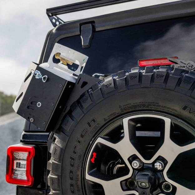 Regulowany uchwyt na butle gazową - 5 lb, 10 lb Bison Gear