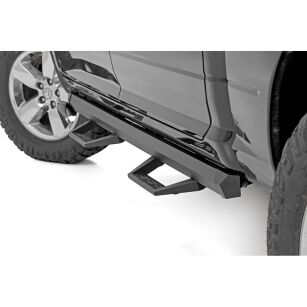 Progi, stopnie boczne regulowane aluminiowe Rough Country SRL2 Crew Cab
