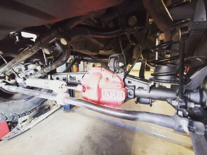 Wzmocnienia przedniego mostu Dana 30 Jeep Wrangler JK 2007-2018 zestaw 2