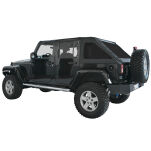 Dach Miękki Bezstelażowy typu Fastback z szybami - Jeep Wrangler JK 4 Drzwi - 2