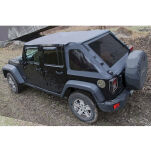 Dach Miękki Bezstelażowy typu Fastback z szybami - Jeep Wrangler JK 4 Drzwi - 3