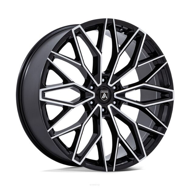 Felga aluminiowa AB050 MOGUL 6 Gloss Black W/ Machined Face ASANTI