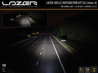 Zestaw dwóch lamp LAZER Linear 6 z systemem montażu w fabrycznym grillu - RAM 1500 (2019 -) - 7