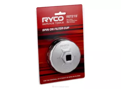 Fits 74mm spin on filter cans with 14 flutes
