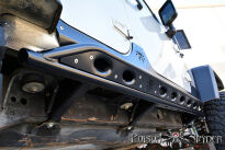 Osłony boczne montowane do ramy stalowe POISON SPYDER - Jeep Wrangler JK 07-10 - 2