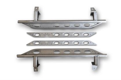 Osłony boczne montowane do ramy stalowe POISON SPYDER - Jeep Wrangler JK 07-10