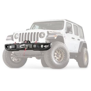 Mocowanie wyciągarki do fabrycznego stalowego zderzaka Warn