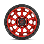 Felga aluminiowa D695 Covert Candy RED Black Bead Ring Fuel - 3