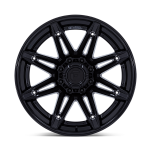 Felga aluminiowa FC401 BRAWL Matte Black W/ Gloss Black Lip Fuel - 2