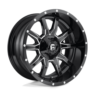 Felga aluminiowa D627 VANDAL Gloss Black Milled FUEL