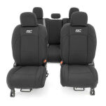 Komplet pokrowców na fotele neoprene black Rough Country - 4