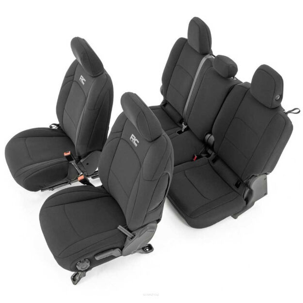 Komplet pokrowców na fotele neoprene black Rough Country