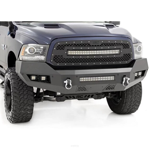 Wzmocniony zderzak przedni HD LED Black Series Rough Country - Dodge RAM 1500 13-18
