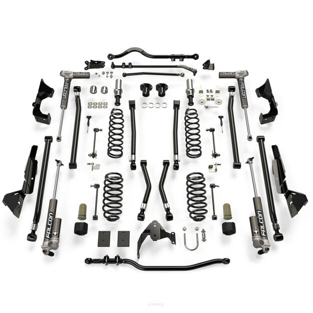 Zestaw zawieszenia Alpine CT6 z amortyzatorami Falcon 3.1 Piggyback Lift 6