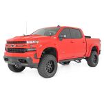 Progi, stopnie boczne regulowane aluminiowe Rough Country SRX2 Crew Cab - 2