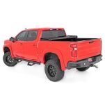 Progi, stopnie boczne regulowane aluminiowe Rough Country SRX2 Crew Cab - 3