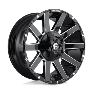 Felga aluminiowa D615 CONTRA Gloss Black Milled FUEL