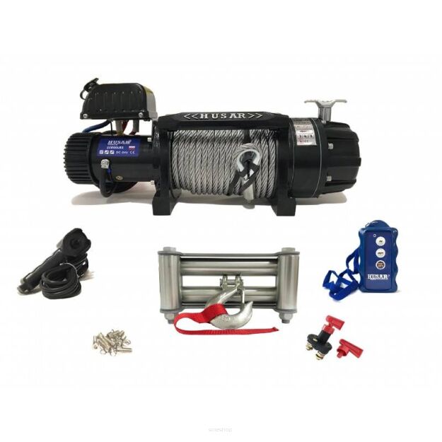 Wyciągarka elektryczna Husar Winch 22000 LBS 24V lina stalowa