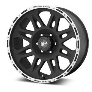 Felga Aluminiowa 9x17" 5x127 ET-6 - ProComp Model 7105 Flat Black - Jeep Wrangler JK