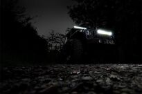 Podwójna Listwa LED 127cm DRL Biały Chrome Rough Country - 2