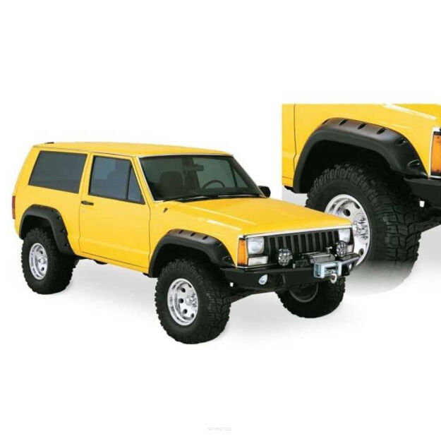 Poszerzenia błotników przód i tył RealTruck Bushwacker 2 drzwi Cut-Out Style