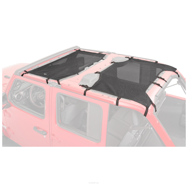ShadeMaker Mesh Bimini Top Plus Czarny MasterTop