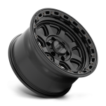 Felga aluminiowa CHASE Satin Black W/ Gloss Black Lip KMC - 3