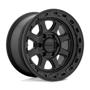 Felga aluminiowa CHASE Satin Black W/ Gloss Black Lip KMC