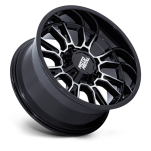 Felga aluminiowa MO810 LEGACY Gloss Black Machined MOTO METAL - 3