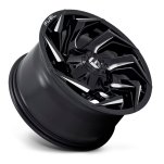 Felga aluminiowa D753 Reaction Gloss Black Milled Fuel - 2