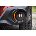 Lampy przeciwmgielne LED White DRL z mocowaniem Rough Country Black Series - 4