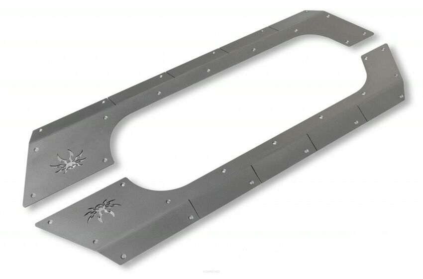 Osłony boczne aluminiowe POISON SPYDER - Jeep Wrangler JK