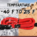 X-BULL LINA KINETYCZNA 4X4 KINETYK OFFROAD 29500LBS 25mm L6m 13,38 TON 100% NYLON - 3