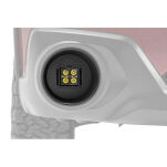 Lampy przeciwmgielne LED Amber DRL z mocowaniem Rough Country Black Series - 3