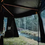 Markiza zadaszenie VICKYWOOD LIGHT LEAF 200 cm Lewa + ściany - 3